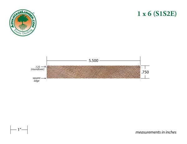 1x6 Western Red Cedar Shiplap - Appearance Grade - S1S2E KD For Cheap - Image 2