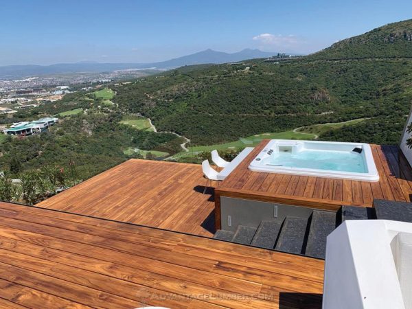 1 x 4 +Plus® Teak One Sided Pre-Grooved Decking (21mm x 4) (Premium Grade) For Discount - Image 4
