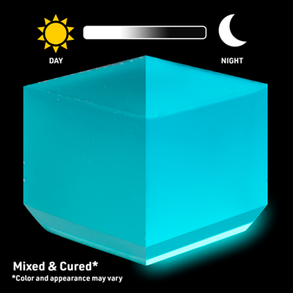 WiseGlow  Atomic Blue  Glow In The Dark Epoxy Colorant Powder Fashion - Image 2