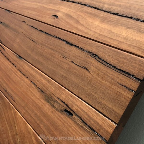 1 x 6 End-Matched V-Groove Pecky Bolivian Walnut, Prefinished Online Hot Sale - Image 5