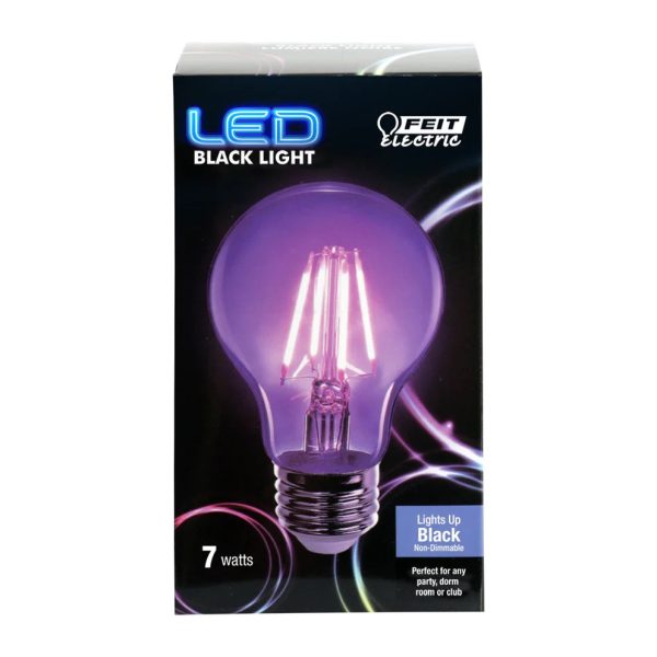 7W A19 Blacklight LED Light Bulb A19 BLB LED Hot on Sale