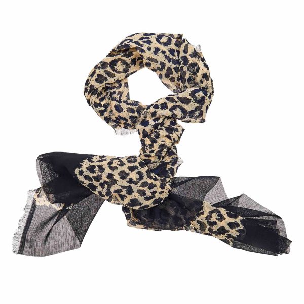 Leopord Patterned Hijab - Rock Grey Online